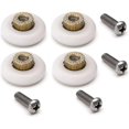 thumbnail image 1 of Juego De 4 Rodillos De Repuesto Para Puerta Corredera De Ducha Con Tornillos M6 De 20 Mm De Diámetro, 1 of 4