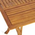 thumbnail image 4 of Table à Manger d'Extérieur en Bois d'Acacia et Teck - Table Rectangulaire de Patio 59” pour Jardin, Terrasse et Balcon / Table en Bois d'Acacia Durable et Résistante aux Intempéries, 4 of 7