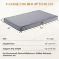 thumbnail image 4 of Cama ortopédica impermeable para perros grandes BFPETHOME para perros grandes, 4 of 7