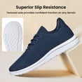 thumbnail image 4 of vibdiv Walking Shoes for Men Non Slip Running Shoes Lightweight Breathable Shoes Workout Gym Fashion Sneakers Navy Blue Size 10, 4 of 6