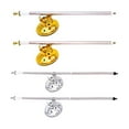 thumbnail image 4 of 1Pc Flag Pole Suction Mount Bracket Car Stainless Steel Scalable Flagpole Stand Silver 1.2M, 4 of 6