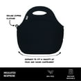 thumbnail image 2 of BUILT Gourmet Getaway Bolsa de almuerzo de neopreno suave, ligera, aislada y reutilizable, talla única, color negro, 2 of 5