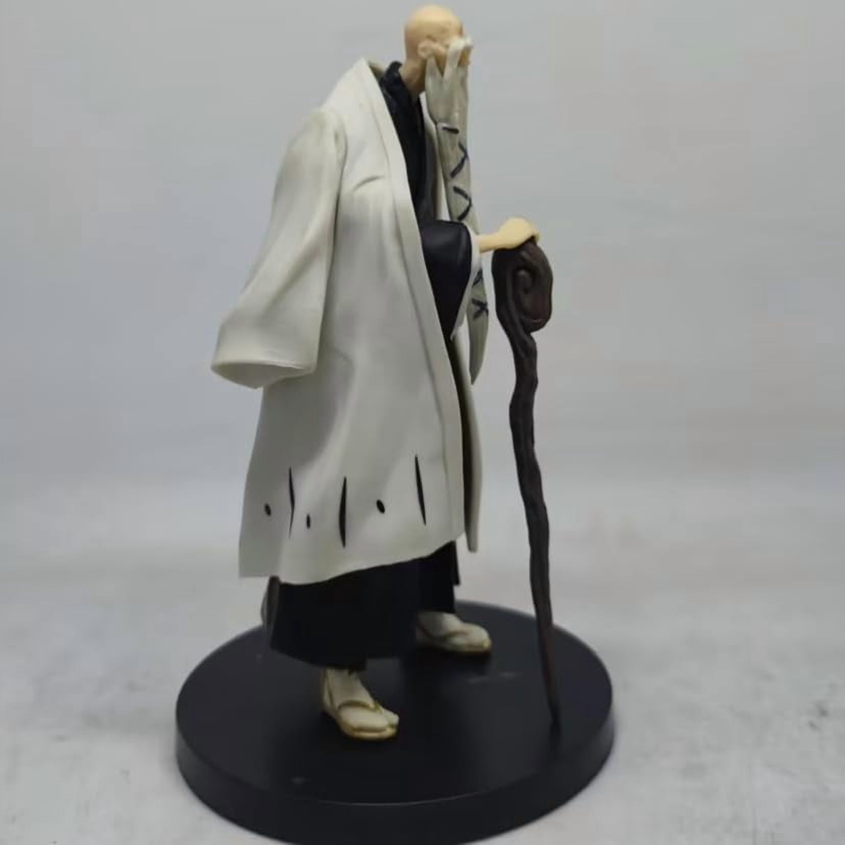 Newly Kuchiki Rukia Figure Kuchiki Byakuya Figure Shigekuni Figure Standing Anime Figures Handmade PVC Cartoon Character Model Craft Gift (Yamamoto Genryuusai Shigekuni)
