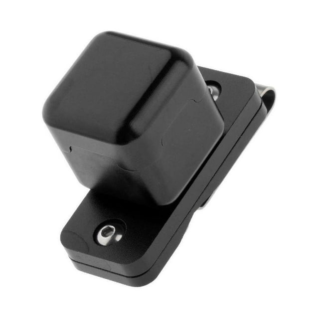tredstone Billiard Cue Chalk Case Holder Chalks Carrier Metal Box with Clip Black