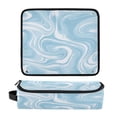 thumbnail image 4 of Hair Tools Storage with Heat Resistant Mat- Marble Texture Printed Curling Iron Travel Bag/Flat Iron Case for Women, 4 of 8