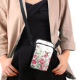 thumbnail image 4 of HELLHERO Hummingbird Rose Shoulder Bag with Adjustable Strap Men, Women for Casual Use 4.33"x1.97"x7.09", 4 of 7