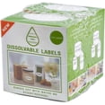 thumbnail image 4 of L LIKED White Dissolvable Label, Dissolvable Canning Label, 1 1/2" x 2 1/2" (Roll of 120) 2 Rolls, 4 of 6