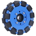 thumbnail image 4 of Roue Omnidirectionnelle, Moyeu en Alliage d'Aluminium Stable, Roues Omnidirectionnelles à Roulement Double Robustes, Structure à Double Roulement pour Bricolage, Roue Omnidirectionnelle Simple M5604-0014-0127, Combinaison de Roues Omnidirectionnelles Doubles, 4 of 7
