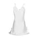 thumbnail image 3 of Vestido de pijama de pijama con ribete de encaje satinado sexy para mujer Encaje blanco XL, 3 of 6