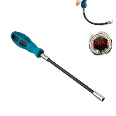 

Durable Socket Screwdriver Flexible Non-slip Steel Strong 7 Mm Bendable