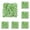 Green, variant on 2PCS Loofah Washcloth Combo - 2-in-1 Exfoliating Shower Sponge with Drawstring Soap Holder - Soft Bath Puff Ball for Body Wash & Smooth Skin (Multicolor Set)