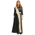 thumbnail image 2 of CHICTRY Robe de Costume à Manches Longues pour Femmes avec Fermeture Éclair avant pour Fêtes et Fêtes à Thème Noir TG, 2 of 5
