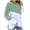 Green, variant on BangWanChi Long SLeeve Shirts for Women Women's Casual Striped Long-Sleeved Crew-Neck Tops