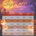 thumbnail image 3 of Yuaguia Women Halloween Elements Print Long Sleeve T-Shirt, Spooky Side Split Crewneck Casual Autumn Fall Top for Daily Wear, Work, and Holiday Parties, Dark Purple 2XL, 3 of 5