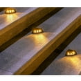 thumbnail image 5 of Hxlamzoo Solar Step Lights for Outdoor Stairs and Garden Pathways - Waterproof Wireless Lighting with Auto Light Control, Easy Installation (ABS Material, Warm/White), 5 of 9
