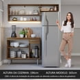 thumbnail image 5 of Cocina Integral Compacta Modular Madesa Emilly 165cm Marrón/Gris, 5 of 5
