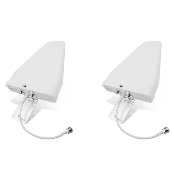 2X Antena Direccional LDPA Logarítmica Periódica de Alta Ganancia 4G LTE 5G, Antena Exterior de 800-3700 MHz para Señal Celular Mejorada