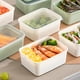thumbnail image 5 of Contenedores apilables Cateissary Organizadores de utensilios de cocina Blanco 5 piezas, 5 of 6