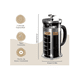 thumbnail image 3 of Cafetera Prensa Francesa Café Té Int Acero Inoxidable 1 Lt Xtellar plateado, 3 of 4