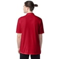 thumbnail image 3 of Hanes X-Temp Men's Performance Polo Shirt with Odor Control Deep Red S, 3 of 4