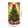 thumbnail image 2 of Kumdkd 35 x 72 inch Christmas Door Cover - Santa Claus Design, Durable Polyester, Easy to Install & Versatile for Doors/Walls/Table‌, 2 of 5