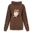 thumbnail image 5 of WEAIXIMIUNG Sweatshirts Graphiques pour Femmes Logo Populaire Manches Lettres à Capuche, 5 of 5