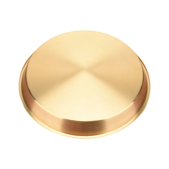 BESTYASH 1Ud De Cobre Dorado Para Servir Comida Con Acero Inoxidable Premium