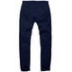 thumbnail image 4 of Pantalones Casuales Ajustados y Cónicos con Frente Plano para Hombre Azul Oscuro, 4 of 6