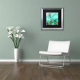 thumbnail image 3 of Trademark Fine Art "Aqua Rose II" Canvas Art by Color Bakery Black Matte, Silver Frame, 3 of 4