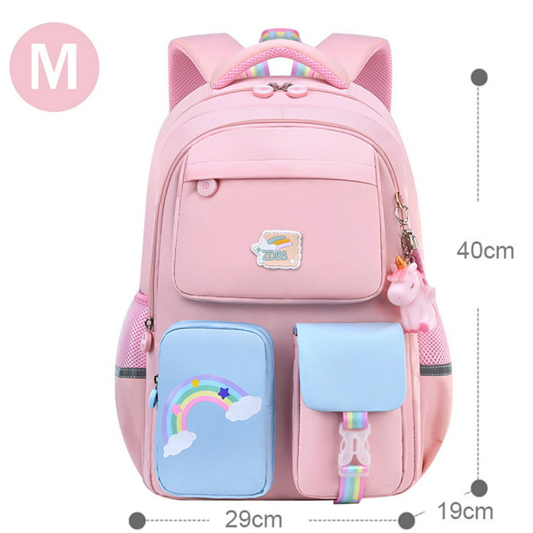 Laptop Backpacks 15.6 Inch School Bag College Backpack Anti Theft Travel  Daypack Large Bookbags for Teens Girls Women Students (Pink)