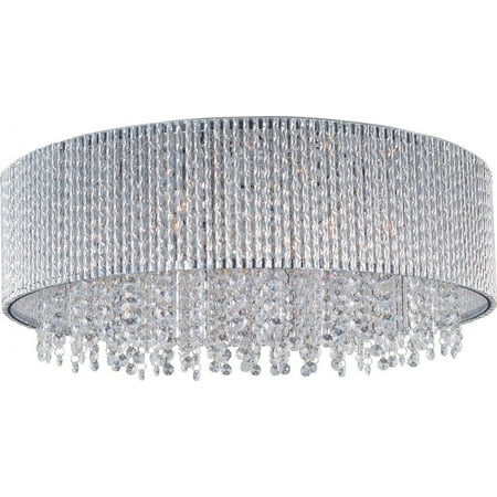 

ET2 Lighting - Spiral-10 Light Flush Mount in Mediterranean style-22 Inches wide