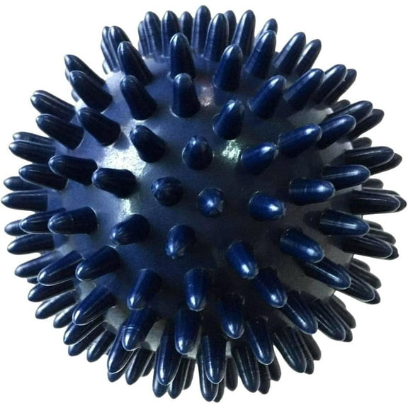 Spike Massage Balls Exercise Ball Foot Massage Ball Plantar Balls for Hands Back, Dark Blue
