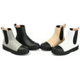 thumbnail image 6 of Journee Collection Womens Jenie Round Toe Flat Chelsea Booties, 6 of 6