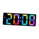 thumbnail image 4 of Reloj despertador digital con función de repetición y silenciador, brillo ajustable 12/24 h Negro, 4 of 9