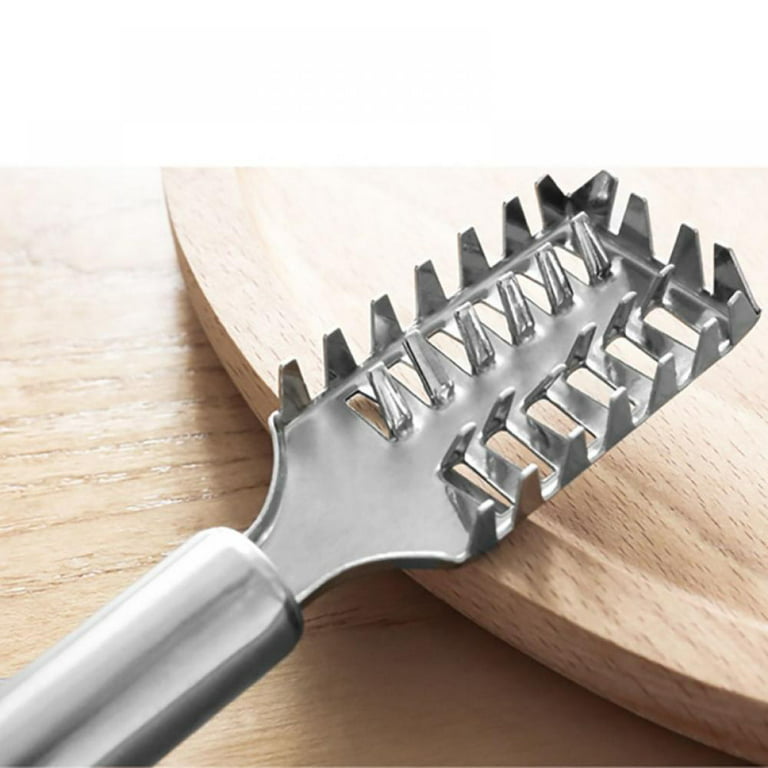 MAGAZINE Stainless steel manual fish scale scraper seafood tools paring knife  cleaner small tools fish cleaning knife tweezers kitchen gadgets 