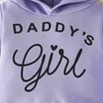 thumbnail image 6 of BAnala Little Girls Clothes Toddler Fall Outfits for Girls Girl Clothes Long Sleeve Hooded Tops Pants Set Outfits Fall Clothing Outfits Purple,12-18 Months, 6 of 7