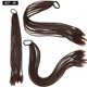thumbnail image 1 of Zhuge 2 extensiones de cola de caballo trenzada sintética, accesorios de moda para el cabello para mujeres, marrón medio, 1 of 2