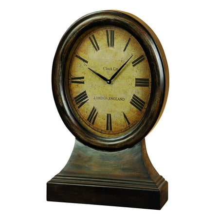 Wood Table Clock Looks Like Coordinating Antique Table Decor