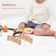 thumbnail image 5 of 50 piezas de dominó de madera, bloques de construcción de dominó, juego de mesa clásico para fiestas familiares al aire libre, fichas de dominó para reemplazo, 5 of 7