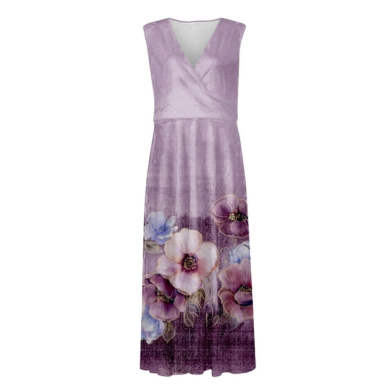 RYKJLWY Casual Dresses for Women Sundresses for Women 2024 Spring Summer Elegant Wrap V Neck Sleeveless Maxi Dress Trendy Floral Print Flowy Beach Dress Casual Dresses for Women (Pink,S) - Walmart.com RYKJLWY Casual Dresses for Women Sundresses for Women 2024 Spring Summer Elegant Wrap V Neck Sleeveless Maxi Dress Trendy Floral Print Flowy Beach Dress Casual Dresses for Women (Pink,S) - Walmart.com