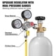 thumbnail image 4 of Regulador de doble manómetro. Regulador de CO2 con manómetro de 0 a 60 psi. Compatible con cerveza de barril casera. Cga320 s20241224608, 4 of 5