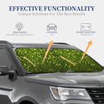 thumbnail image 4 of Saiise Green Glitter Sparkle for Foldable Car Sun Shades (2-Pack) Offer Sun Protection with an Easy-fold Design for Convenient Windshield Shading-Large, 4 of 6