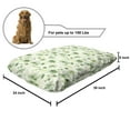 thumbnail image 2 of Hawaii Pet Bed, Sketch Palm Tree North Pacific Ocean Foliage Abstract Monochrome, Chew Resistant Pad for Dogs and Cats Cushion with Removable Cover, 24" x 39", Forest Green Pale Green, by Ambesonne, 2 of 4
