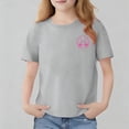 thumbnail image 2 of OVAFBAU Girls Short Sleeve T Shirts Kids Summer Tops Unisex Kids T Shirt Seashell Graphic Short Sleeve Summer Casual Crewneck Tops, 2 of 8