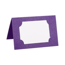 Uxcell Table Name Place Cards,50pack Favor Decor Seat Blank Card, Purple