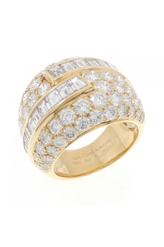 Pre-Owned Van Cleef & Arpels Diamond B Ring (Good)