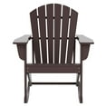 thumbnail image 3 of Afuera Living Modern Outdoor Poly Plastic Adirondack Rocking Chair, 3 of 7