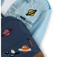 thumbnail image 2 of 33 piezas de parches termoadhesivos bordados, parches de apliques de parches de bordado planetarios, parches para coser, parches termoadhesivos para camisetas, jeans, ropa, bolsos, sombreros, 2 of 5