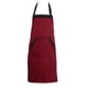 thumbnail image 1 of Sywqhk Delantal unisex con cuello halter y 2 bolsillos para chef, camarero, cocina, cocinero, herramienta roja Sywqhk Para estrenar, 1 of 6