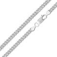 thumbnail image 4 of Sterling Silver 925 High Polished Miami Cuban 250 8.8mm Chain Made in Italy 8" Jewelry Female Unisex, 4 of 5